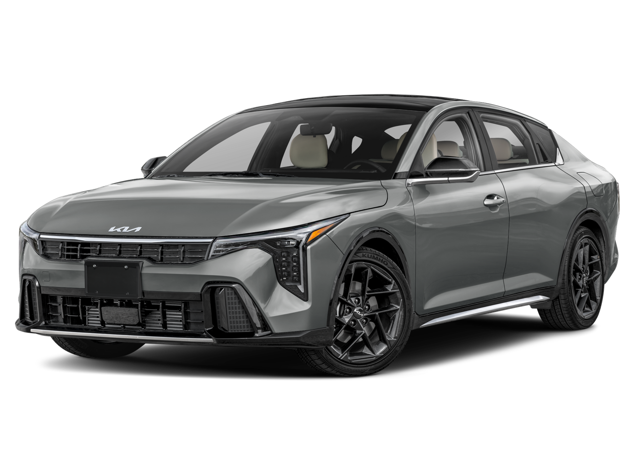 2026 Kia K4 GT-Line Turbo in Haze — front three-quarter view